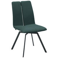 STUHL  Lederauswahl, Stoffauswahl, Typenauswahl Struktur  - Türkis/Anthrazit, Design, Textil/Metall (50/92/64cm) - Venjakob