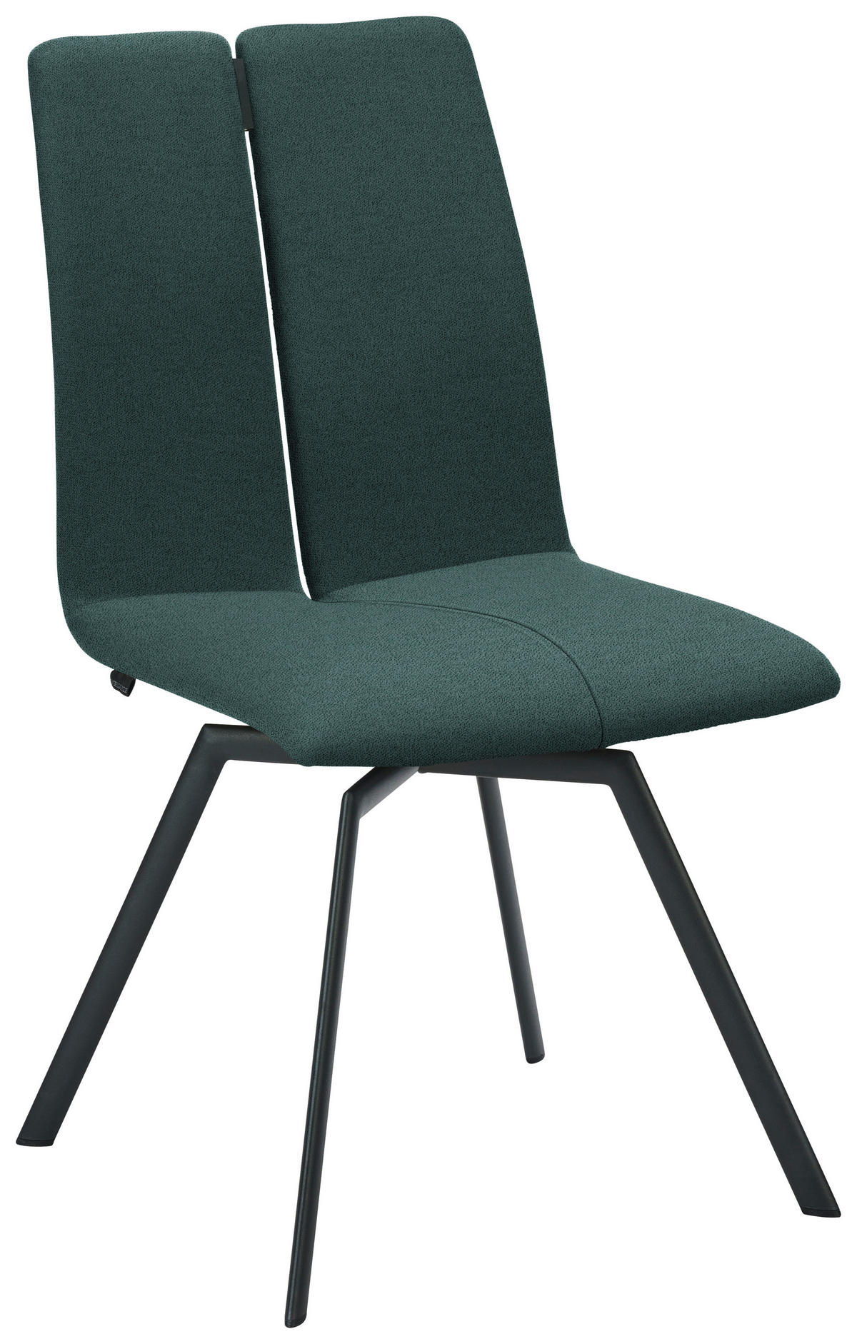 STUHL  Lederauswahl, Stoffauswahl, Typenauswahl Struktur  - Türkis/Anthrazit, Design, Textil/Metall (50/92/64cm) - Venjakob