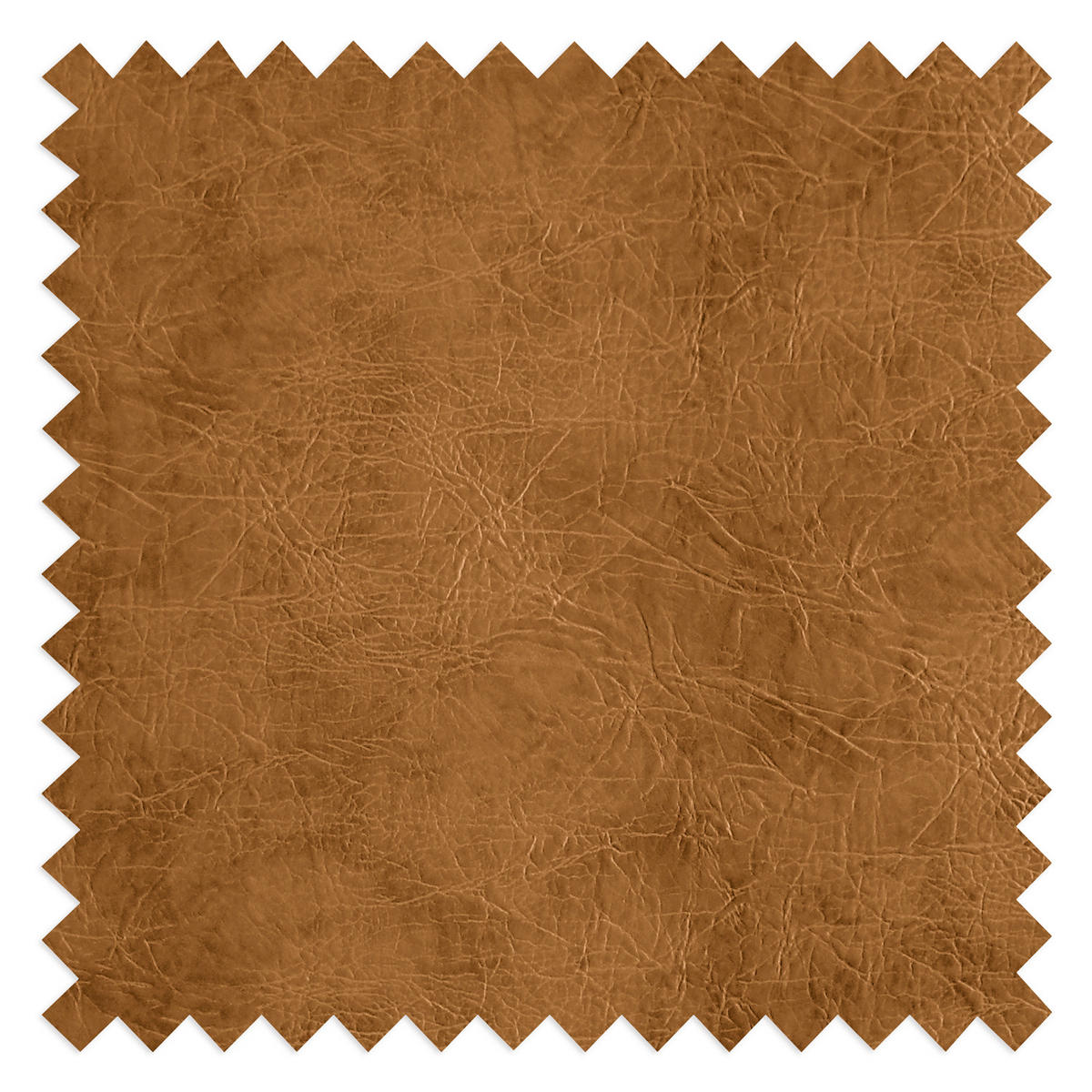 2-SITZER-SOFA YORK Lederlook Cognac  - Cognac/Braun, Design, Holz/Textil (148/72/86cm) - P & B