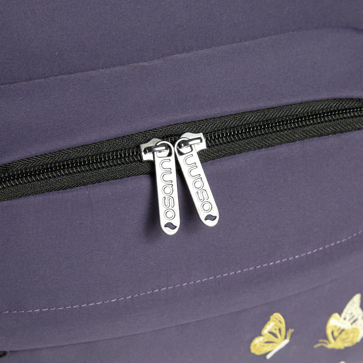 WICKELRUCKSACK Blackberry - Brombeere/Silberfarben, Basics, Textil (32/39/22cm) - Osann