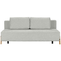 SCHLAFSOFA in Textil Silberfarben  - Silberfarben/Naturfarben, Design, Holz/Textil (211/88/102cm) - Niels Andersson