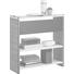 REGAL Anthrazit, Braun, Weiß - Anthrazit/Braun, Design, Holzwerkstoff (25/72/67cm) - Xora