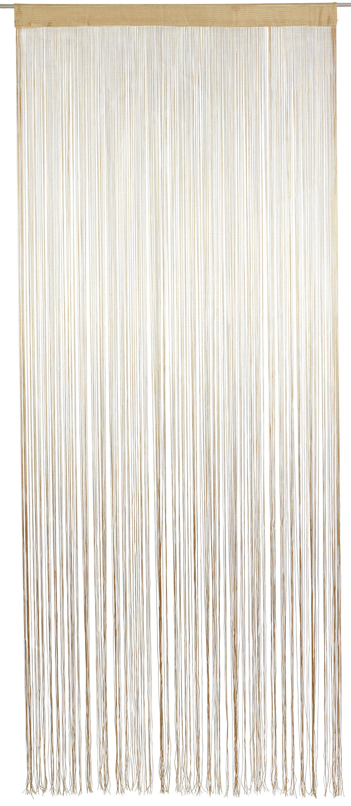 Fadenvorhang + Stangendurchzug Marietta 90x245 Cm Natur