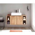 WASCHBECKENUNTERSCHRANK 105/48/40 cm  - Wildeiche, Basics, Holz (105/48/40cm) - Linea Natura