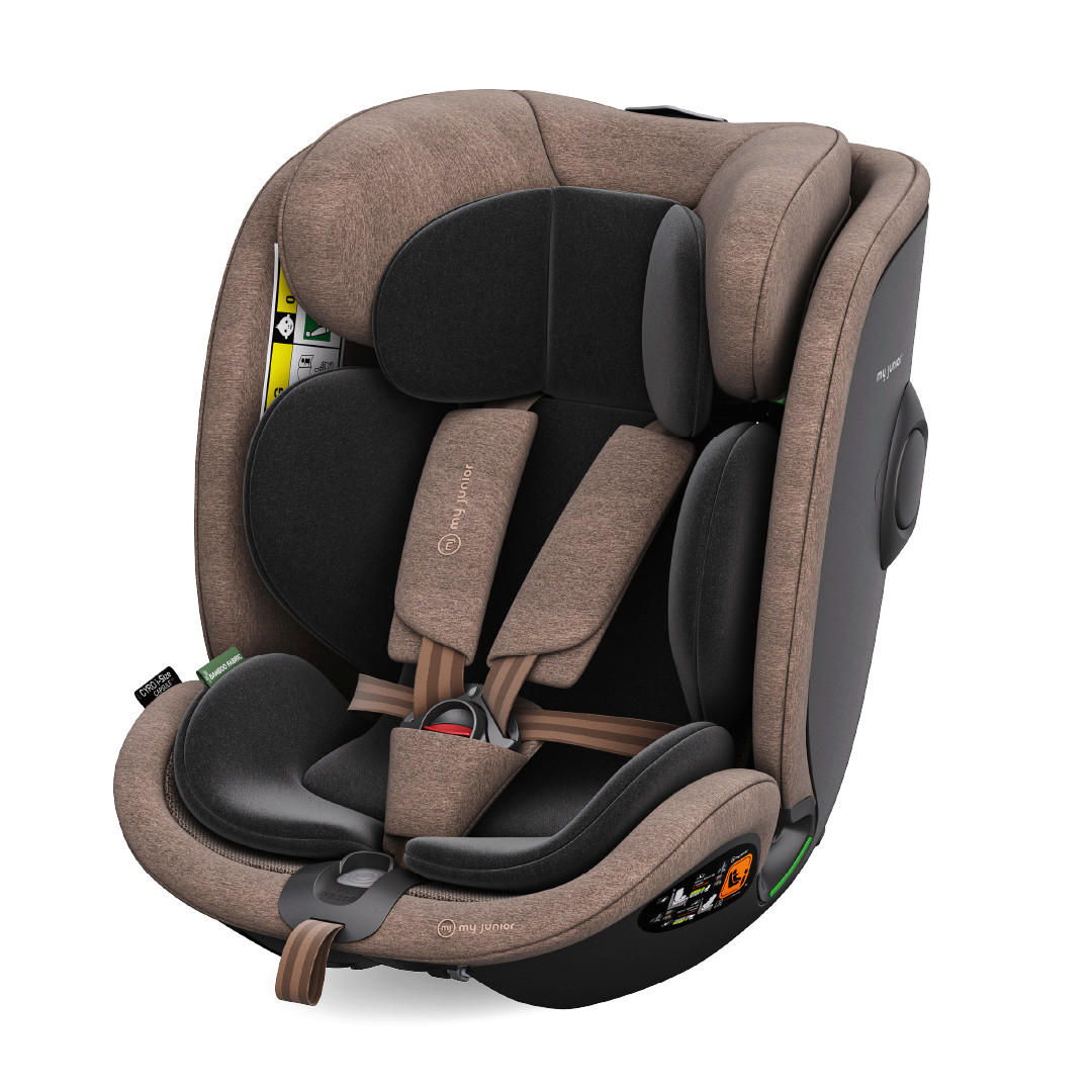 REBOARDER-KINDERSITZ My Junior  CYRO 360° Black  - Braun, Basics, Kunststoff/Textil (51/45/58cm) - My Junior