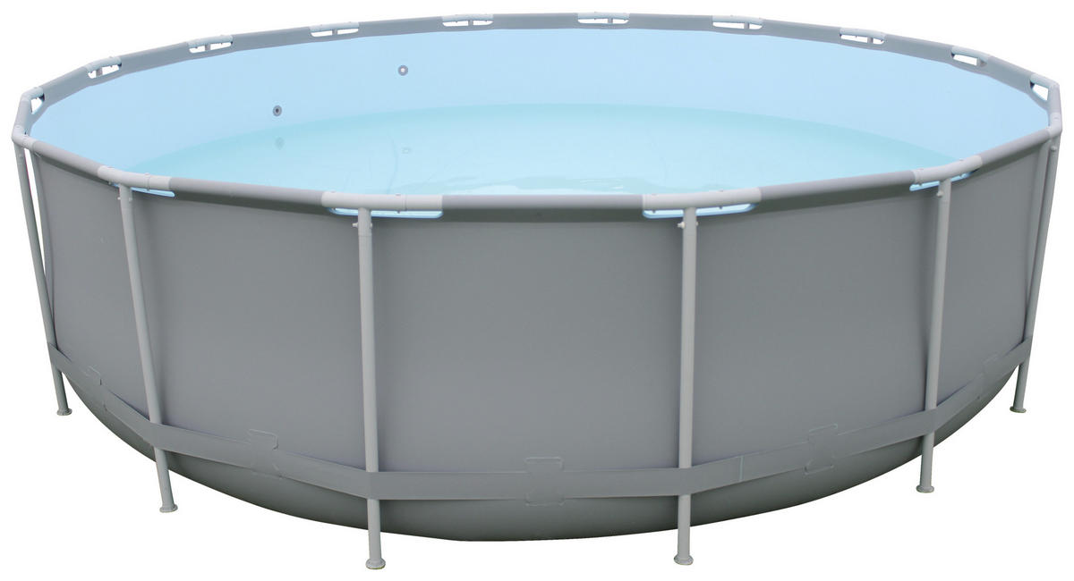 POOLSET 122 LAMAR  - KONVENTIONELL, Kunststoff/Metall (488/122cm) - Atrigo