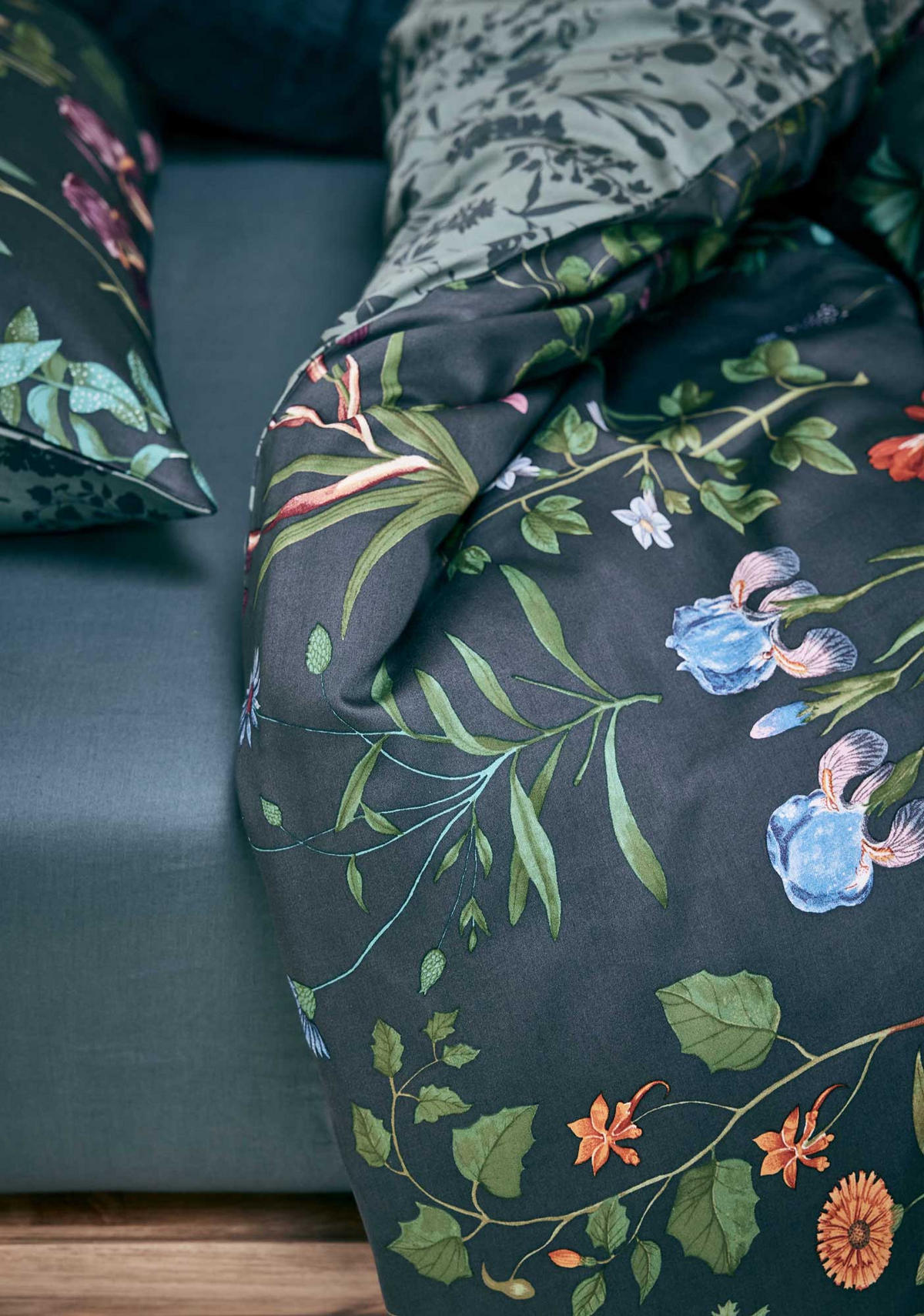 POSTELJNINA MARIGOLD 135/200 cm saten siva  - siva, Konvencionalno, tekstil (135/200cm) - Essenza