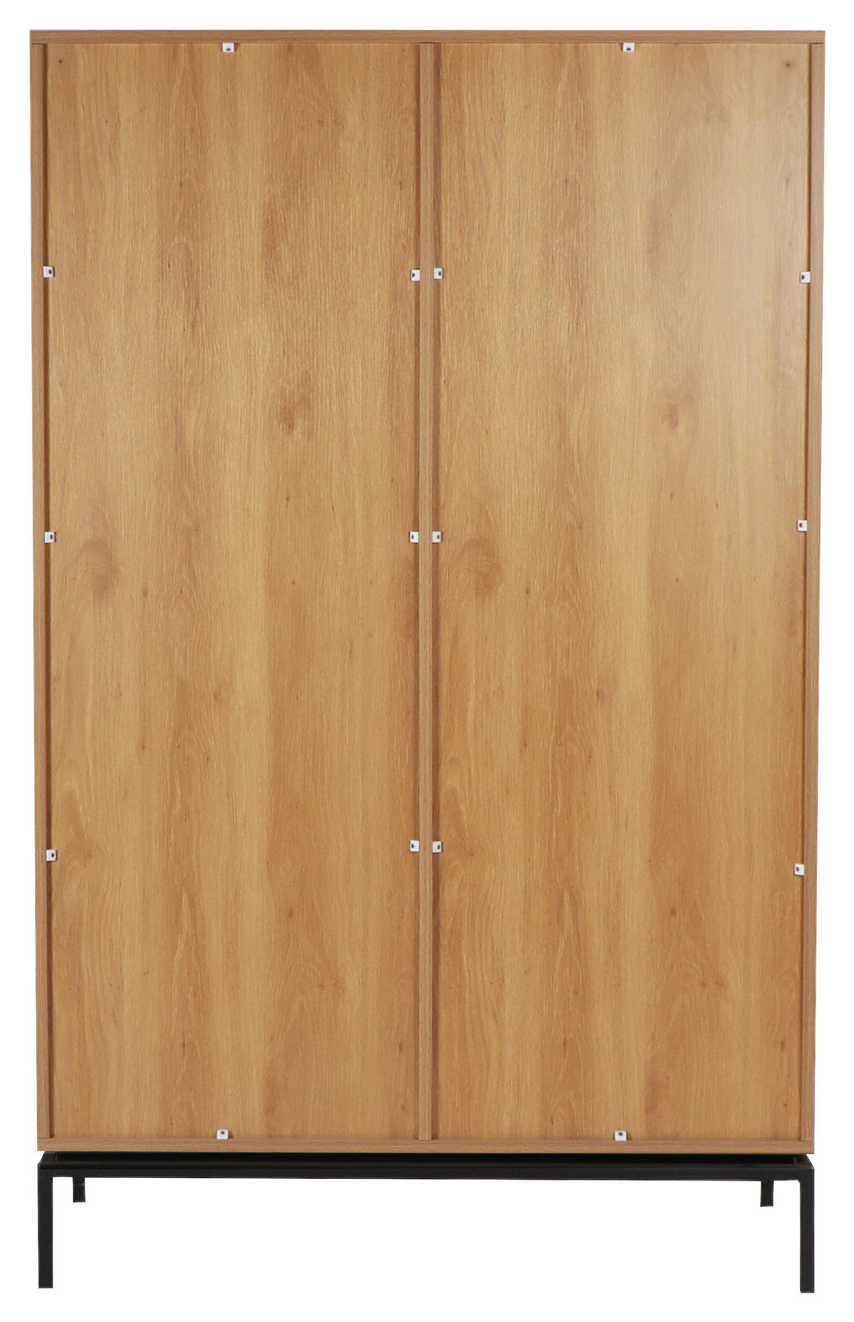 ESKÜVŐI SZEKRÉNY 110/180/40 cm  - natúr/fekete, Design, faalapú anyag (110/180/40cm) - Xora