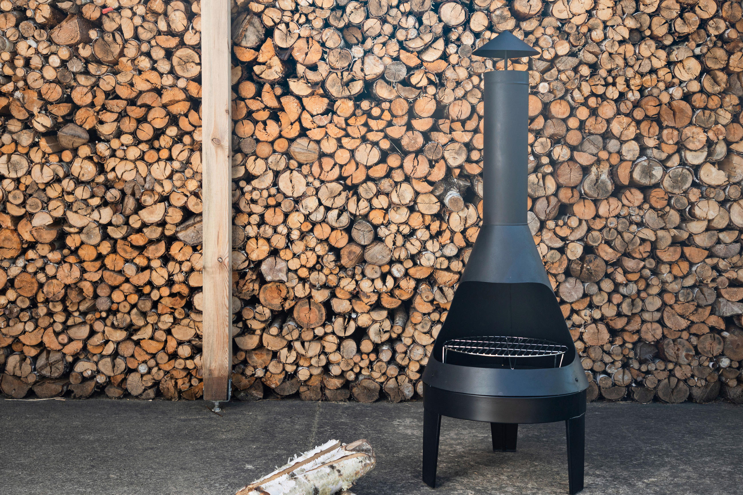 ELDSTAD   - svart, Klassisk, metall (55/152/55cm) - Gardenson