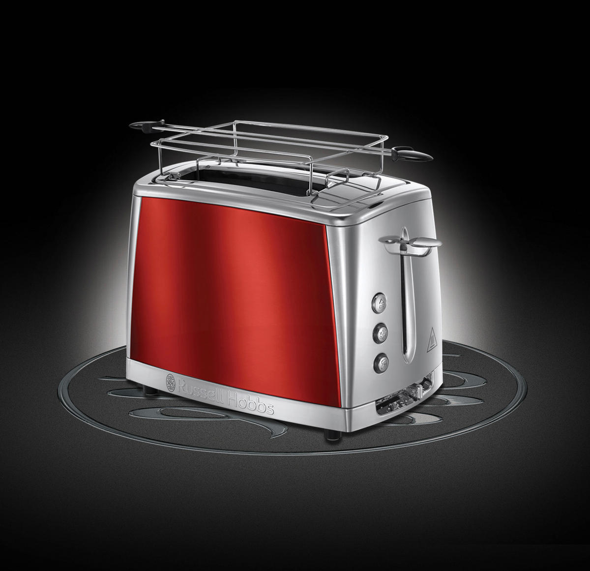 TOASTER Toaster  - Rot, Basics, Kunststoff (17/23/29cm) - Russell Hobbs