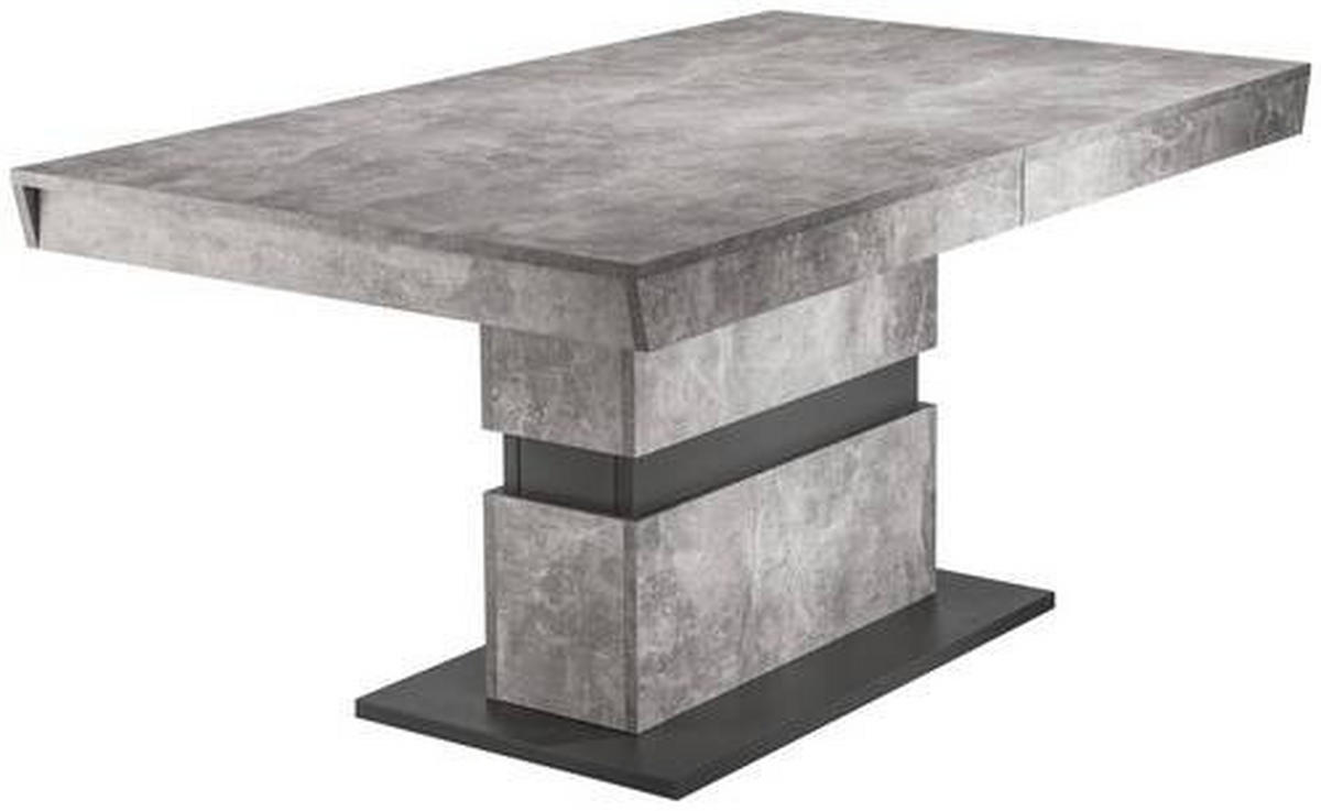 ESSTISCH in Holzwerkstoff 140/90/75 cm  - Dunkelgrau/Grau, MODERN, Holzwerkstoff (140/90/75cm) - MID.YOU