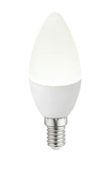 Bec LED - opal, Basics, plastic (3,7/10cm)