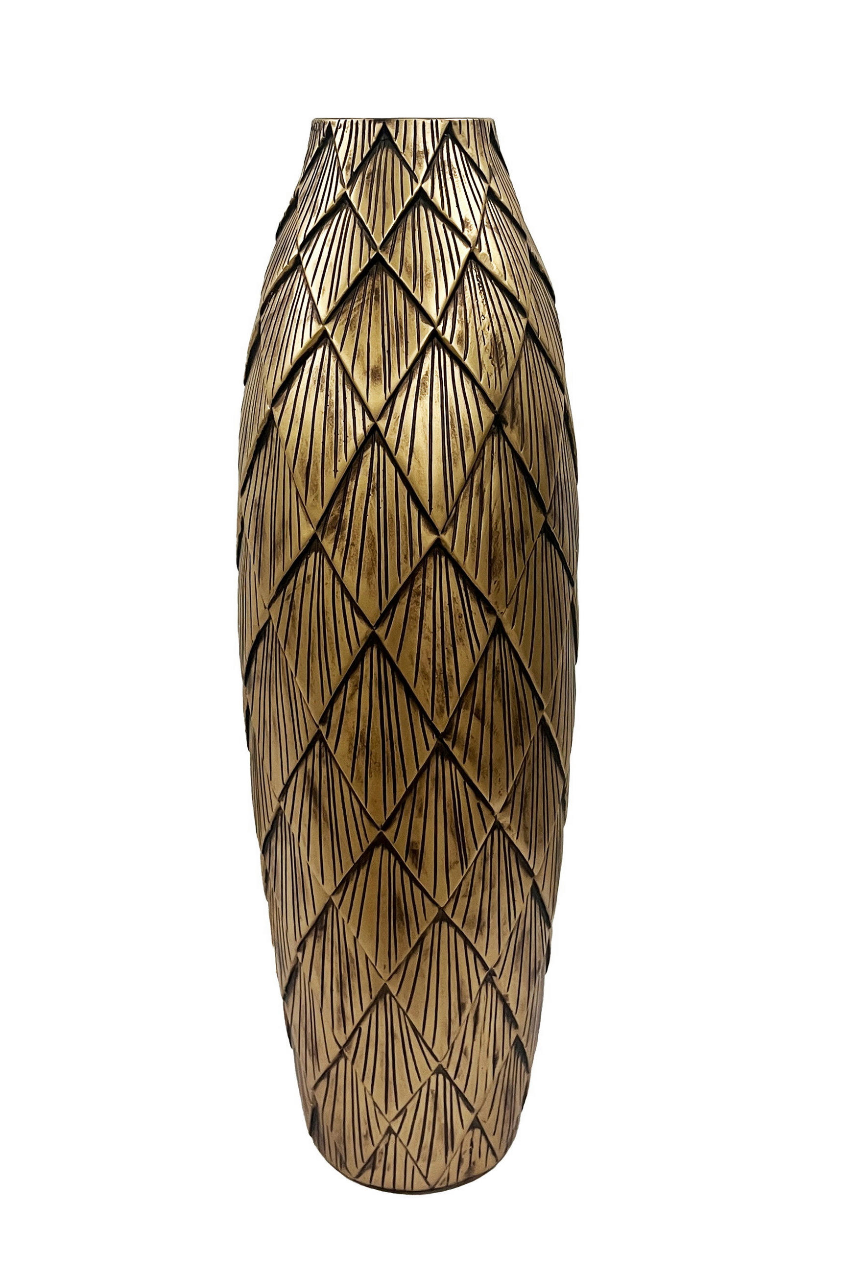 DEKOR ÁLLATFIGURA - aranybarna, Basics, műanyag (18,5/18,5/58cm)