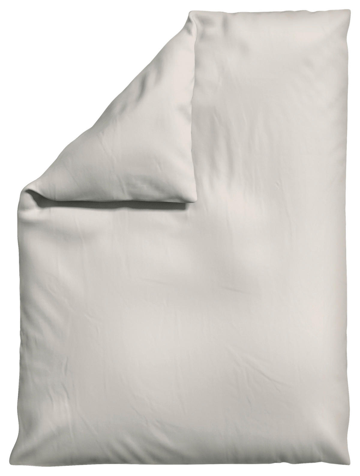 BETTDECKENBEZUG KNITTED JERSEY Jersey 155/220 cm  - Beige, Basics, Textil (155/220cm) - Schlafgut