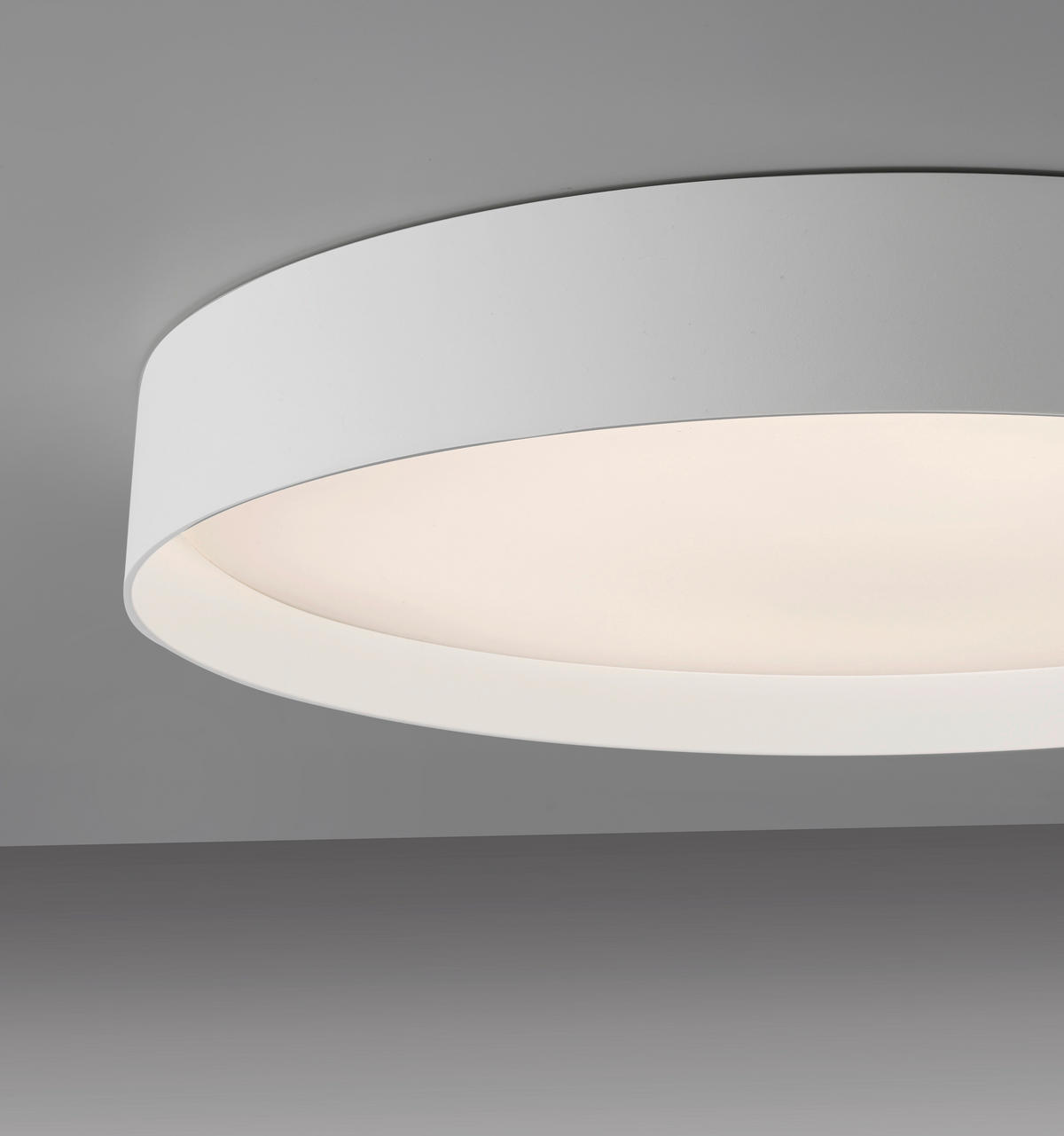 LED-DECKENLEUCHTE Tavoli 49/49/7.3 cm   - Weiß, KONVENTIONELL, Kunststoff/Metall (49/49/7.3cm) - Schöner Wohnen