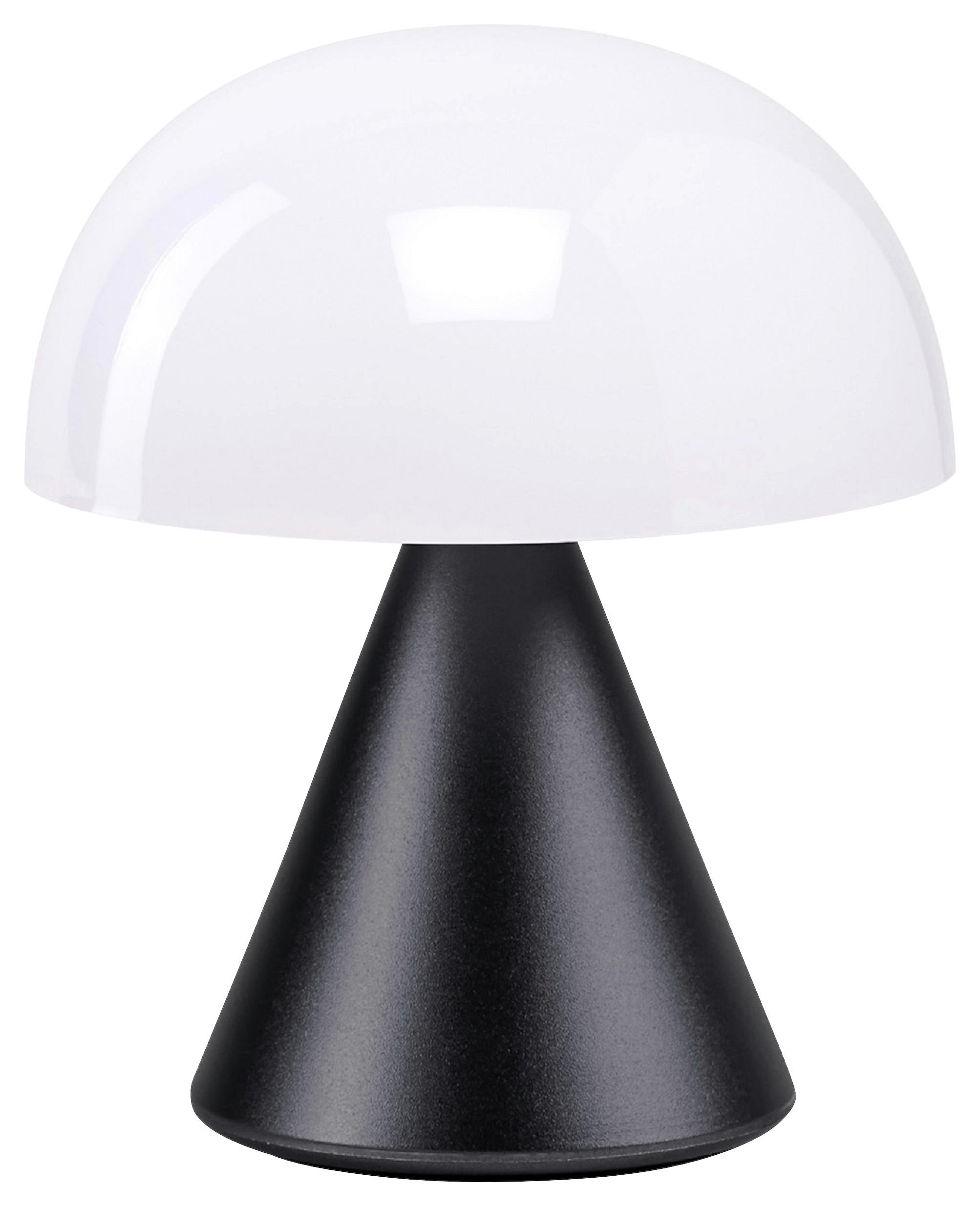 TISCHLEUCHTE 7/8,3/7 cm   - Grau, Design, Kunststoff/Metall (7/8,3/7cm)
