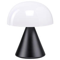 AKKU-TISCHLEUCHTE 7/8,3/7 cm   - Grau, Design, Kunststoff/Metall (7/8,3/7cm)