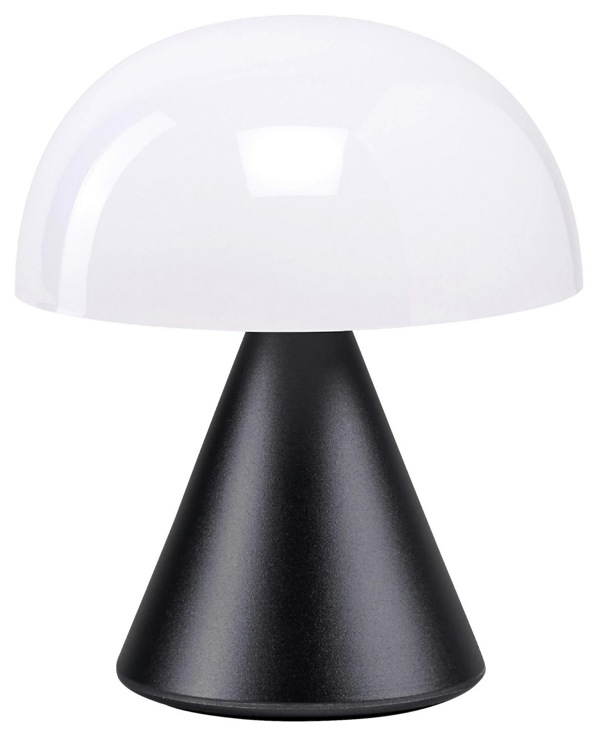 AKKU-TISCHLEUCHTE 7/8,3/7 cm   - Grau, Design, Kunststoff/Metall (7/8,3/7cm)