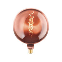 LED ŽIAROVKA E27 - medená, Basics, sklo (20,0/25,5cm) - Eglo