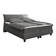 BOXSPRINGBETT 160/200 cm in Grau - Schwarz/Grau, Design, Holz/Textil (160/200cm) - Tom Tailor