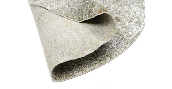 WEBTEPPICH 160 cm Avignon Grau, Grün rund  - Grau/Grün, Design, Textil (160cm) - Dieter Knoll