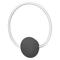 LED-WANDLEUCHTE 36.7/3,9 cm   - Dunkelgrau, Basics, Kunststoff (36.7/3,9cm) - Osram