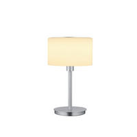 LED-TISCHLEUCHTE   - Nickelfarben, Design, Glas/Metall (34cm) - Bankamp