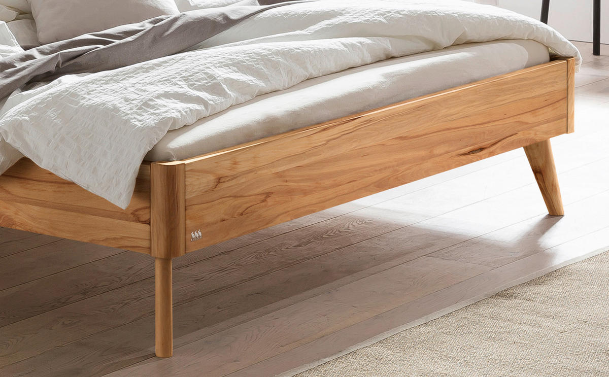 BETT 180/200 cm  in Buchefarben  - Buchefarben, KONVENTIONELL, Holz (180/200cm) - Hasena
