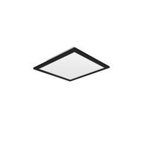 LED-DECKENLEUCHTE Alpha 30/30/5 cm   - Schwarz, Basics, Metall (30/30/5cm)