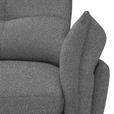 ECKSOFA in Bouclé Hellgrau  - Hellgrau/Schwarz, Design, Textil/Metall (220/250cm) - Xora