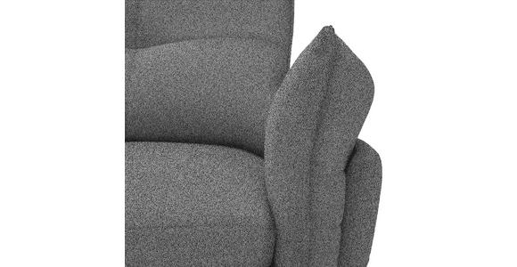 ECKSOFA in Bouclé Hellgrau - Hellgrau/Schwarz, Design, Textil/Metall (220/250cm) - Xora
