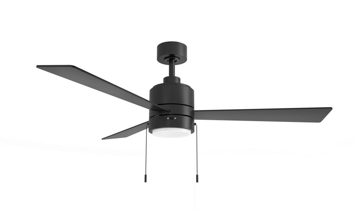 PLAFONSKI VENTILATOR - crna, Osnovno, metal/drvo (132/10cm) - Mican