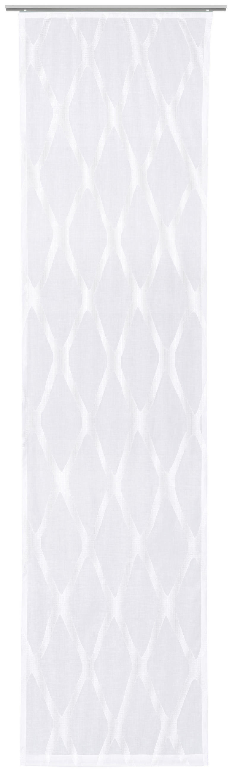 PANEL ZAVJESA bijela - bijela, Basics, tekstil (60/245cm) - Novel