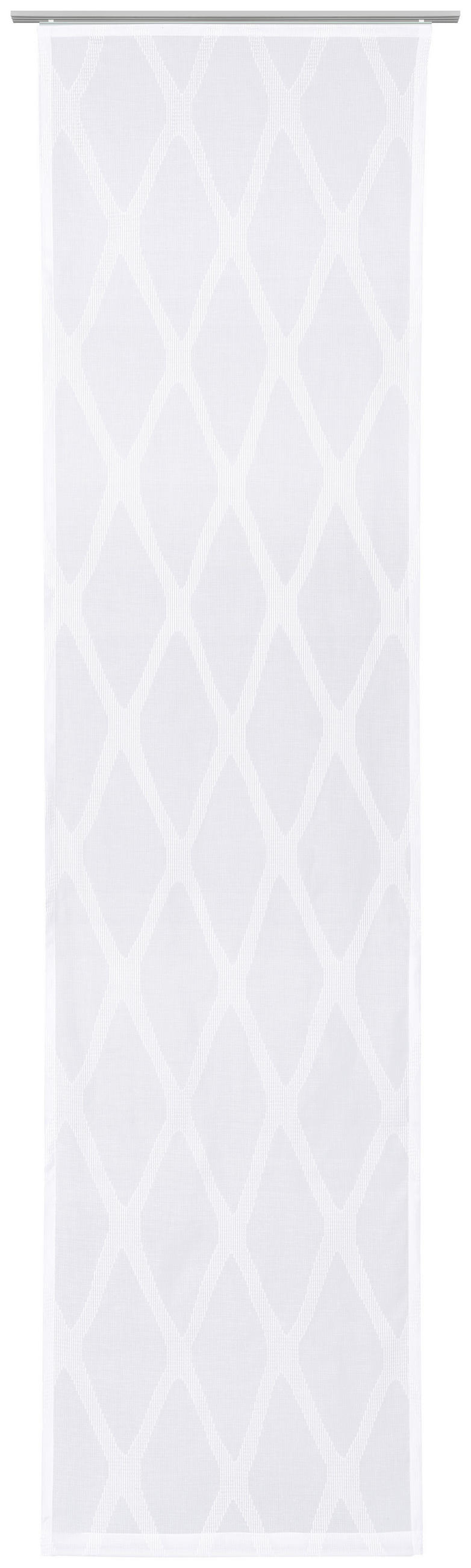 PANEL ZAVESA bela - bela, Osnovno, tekstil (60/245cm) - Novel