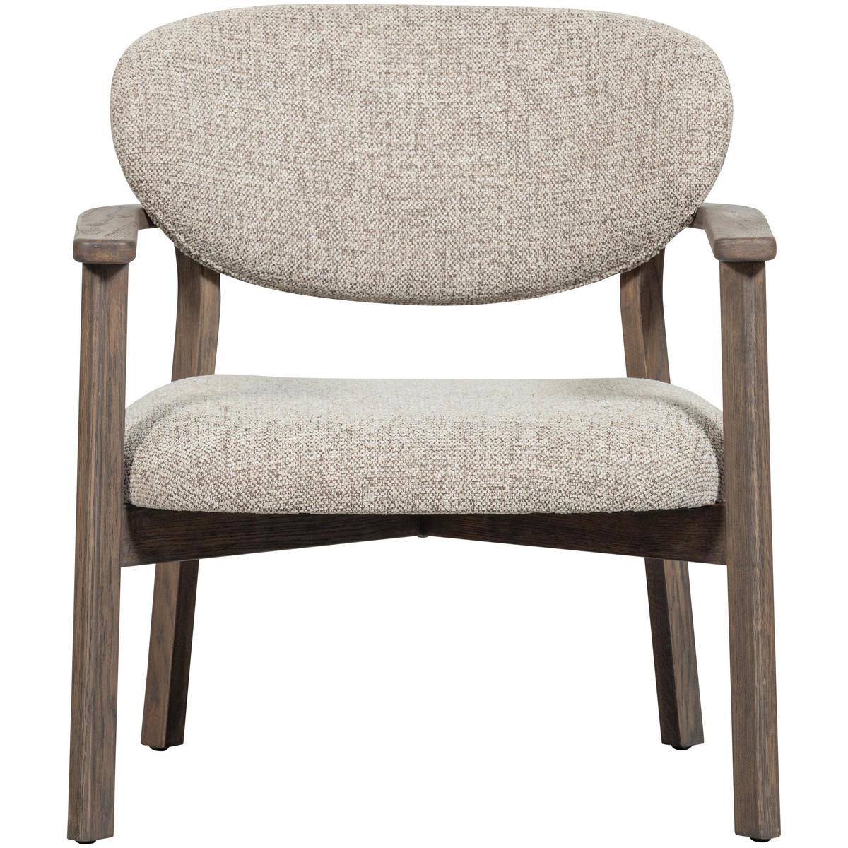 SESSEL in Webstoff Braun  - Braun, Design, Holz/Textil (68/76/75cm) - Livetastic