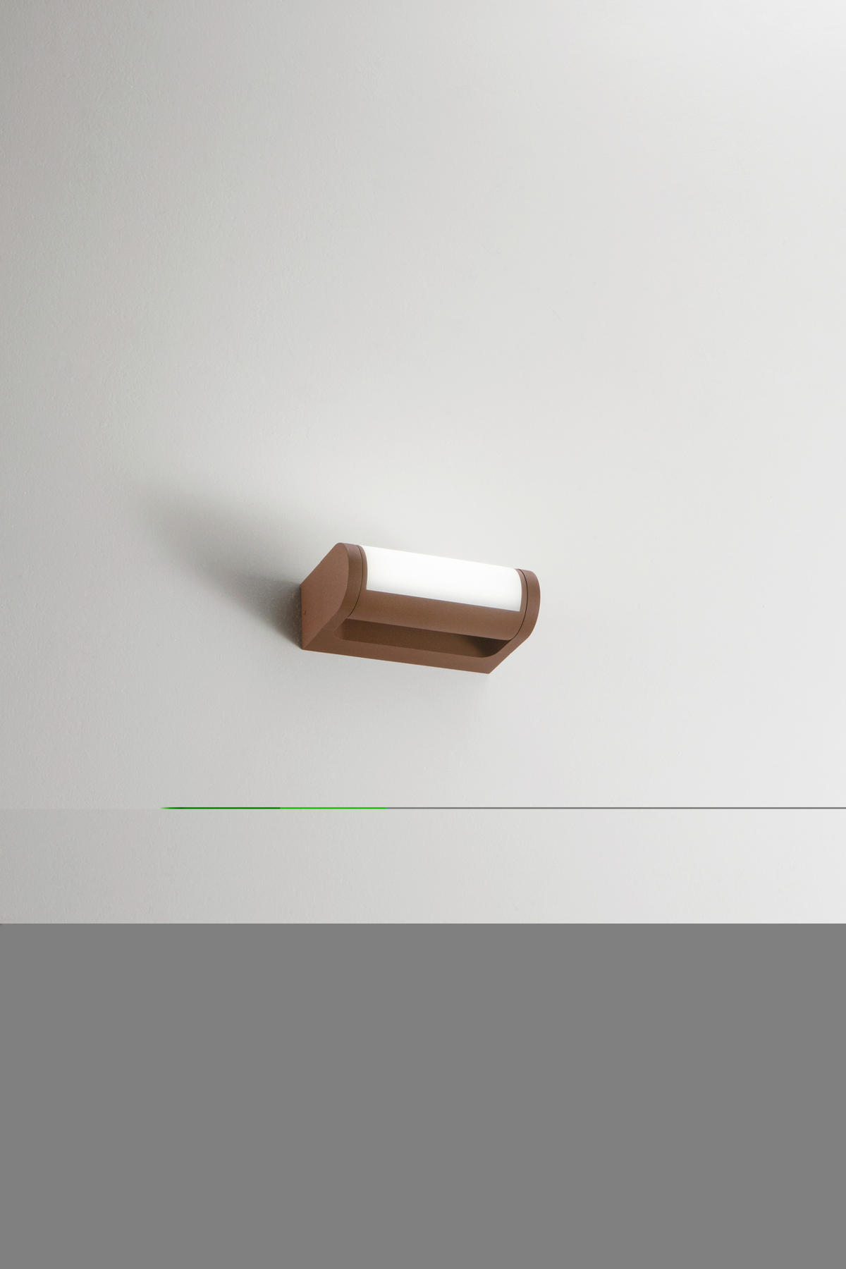 ZUNANJA STENSKA SVETILKA  Wild   17.5/11/6 cm          - temno siva/bela, Basics, kovina/umetna masa (17.5/11/6cm)