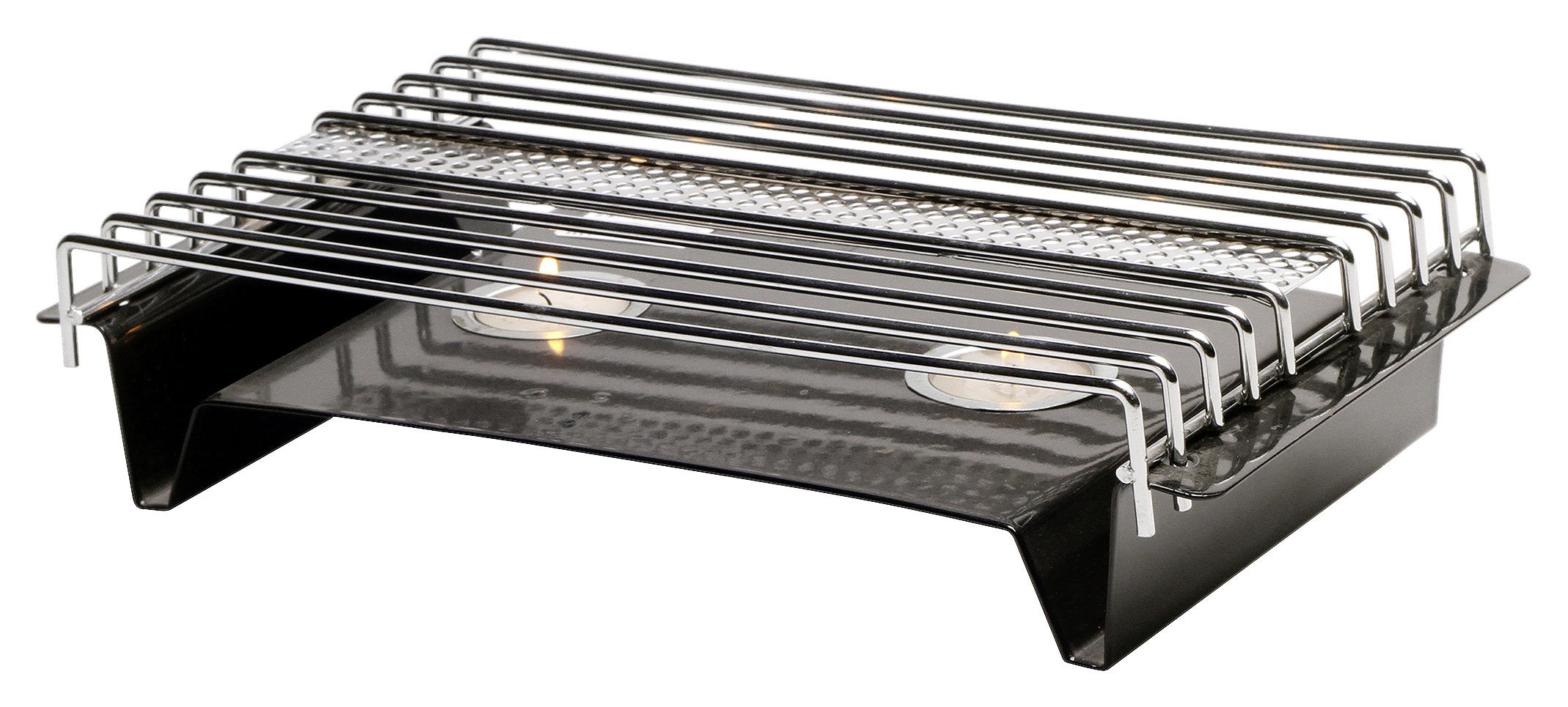 STÖVCHEN  - Schwarz, Basics, Metall (18.2/33/7cm)