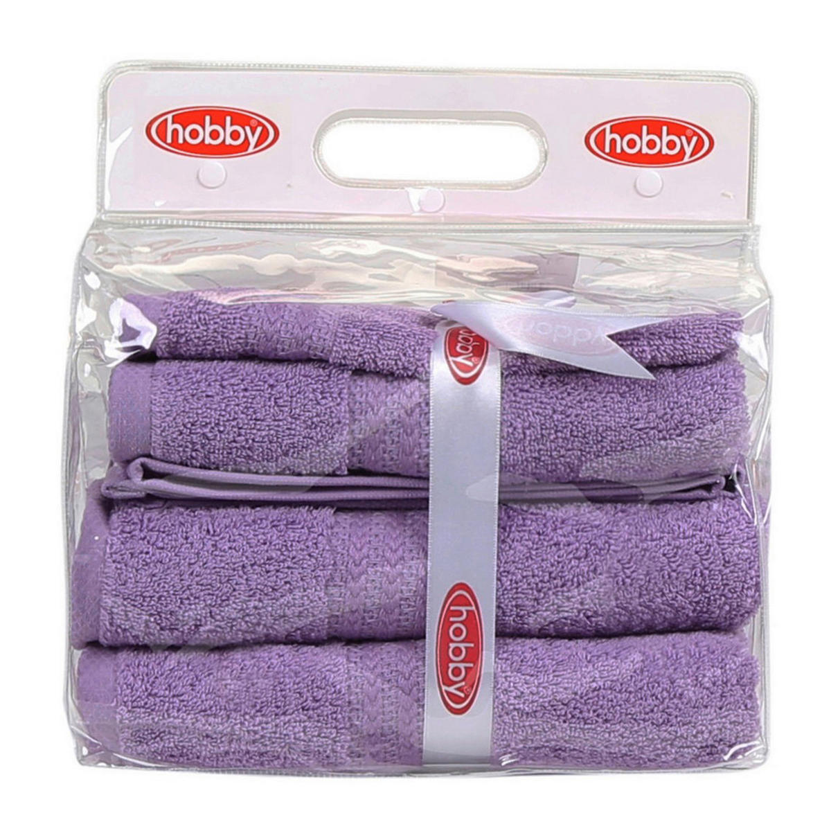 FROTTIERSET Flieder 3-teilig  - Flieder, Basics, Textil (30/50cm)