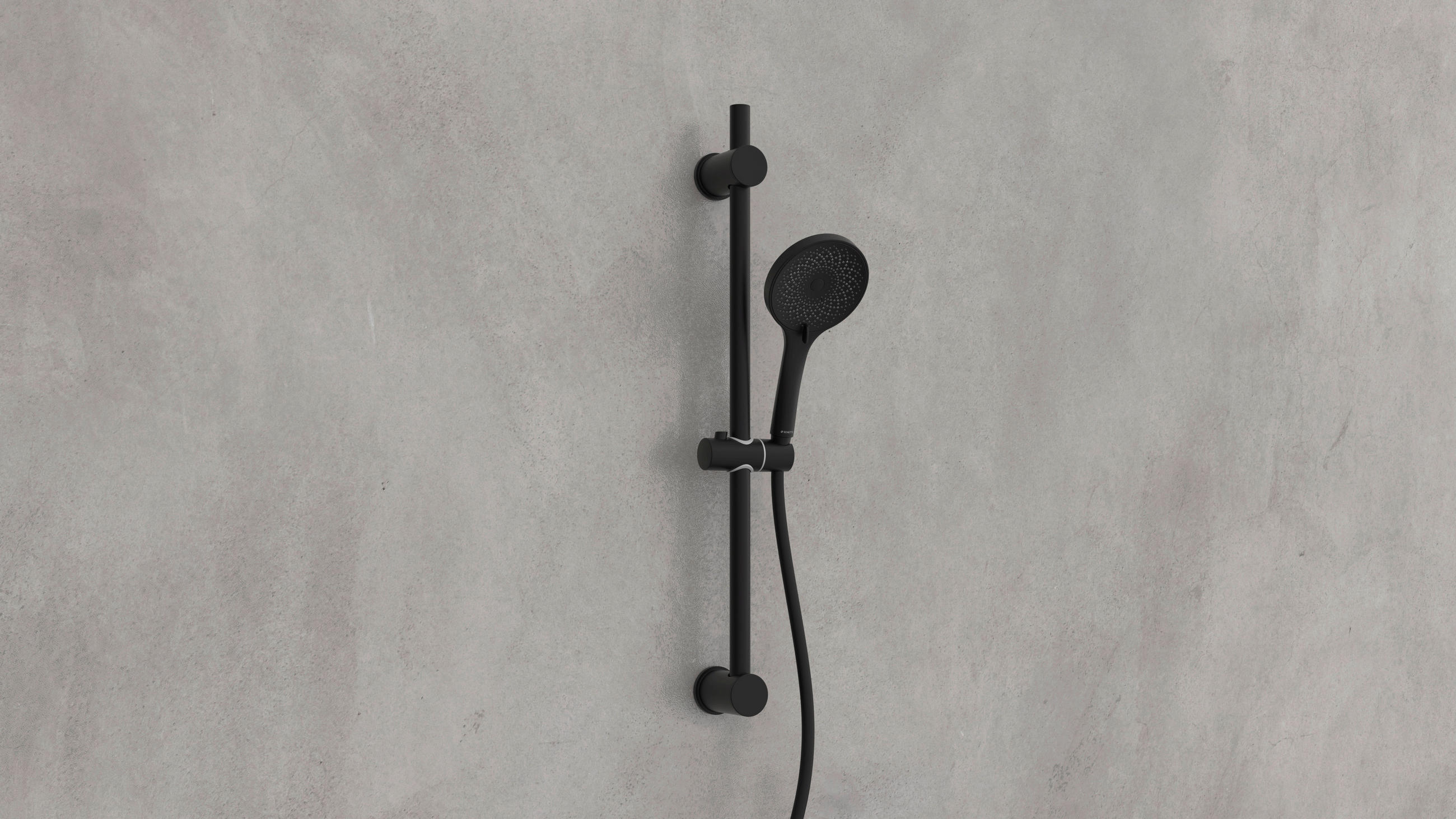 BRAUSESET  - Schwarz, Basics, Kunststoff/Metall (11,2/70/13cm) - Schütte