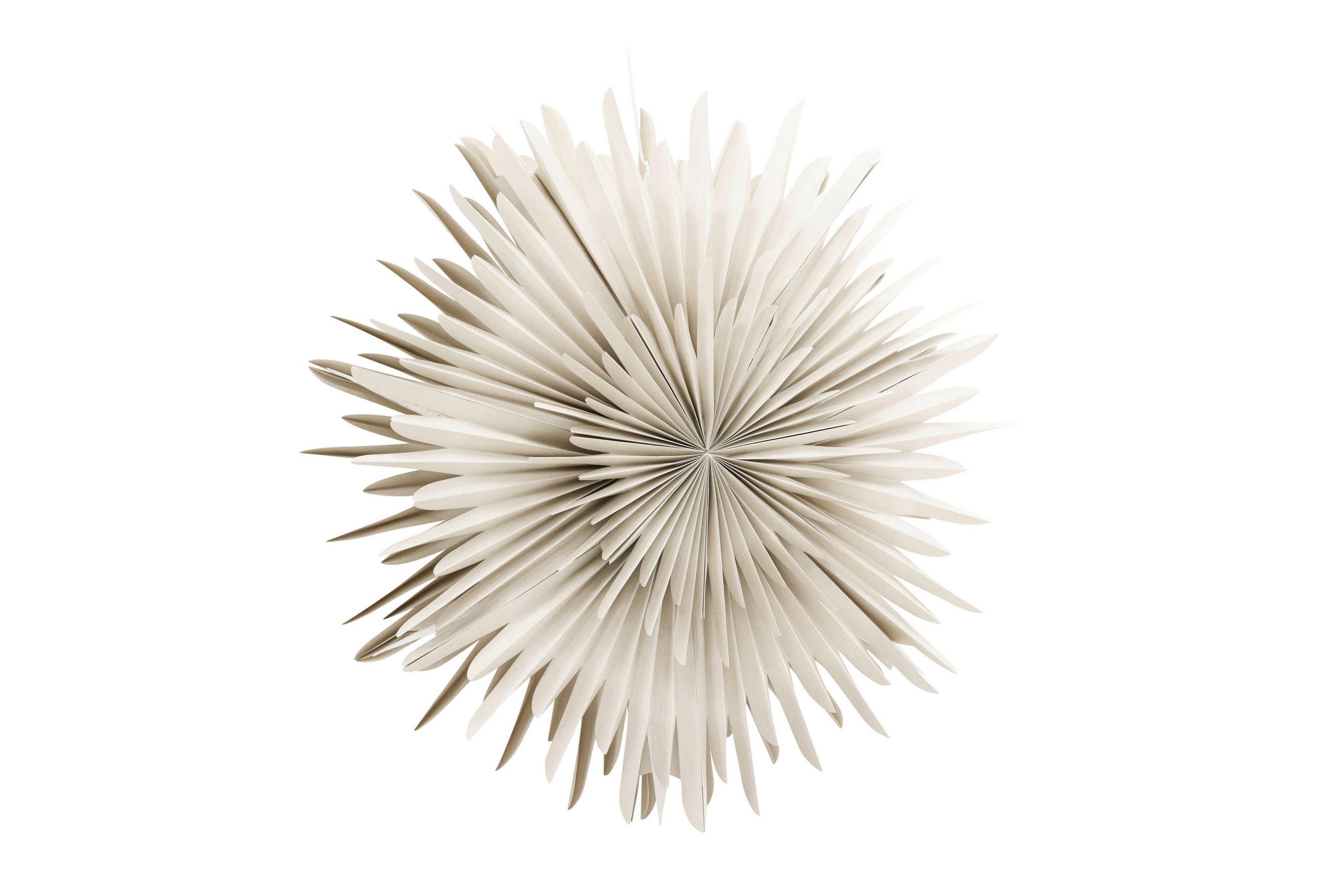HÄNGELEUCHTE 100/100/28 cm   - Beige, Basics, Papier (100/100/28cm) - P & B
