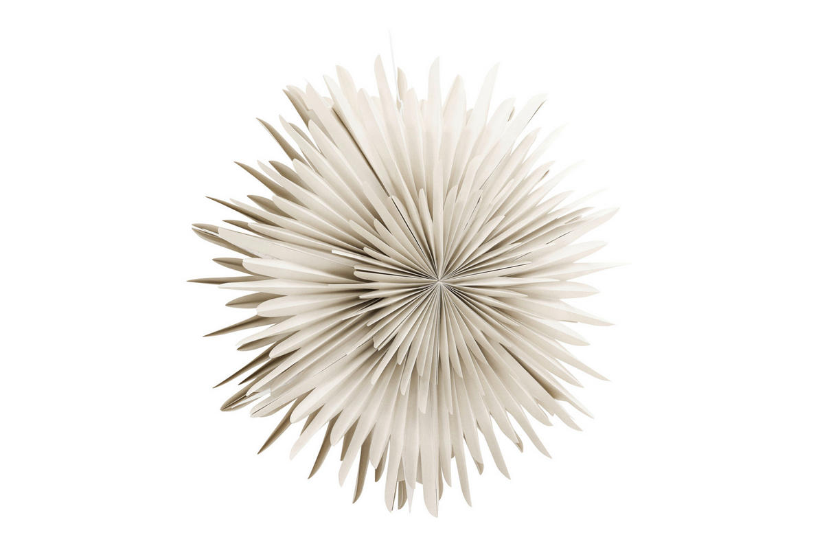 HÄNGELEUCHTE 100/100/28 cm   - Beige, Basics, Papier (100/100/28cm) - P & B