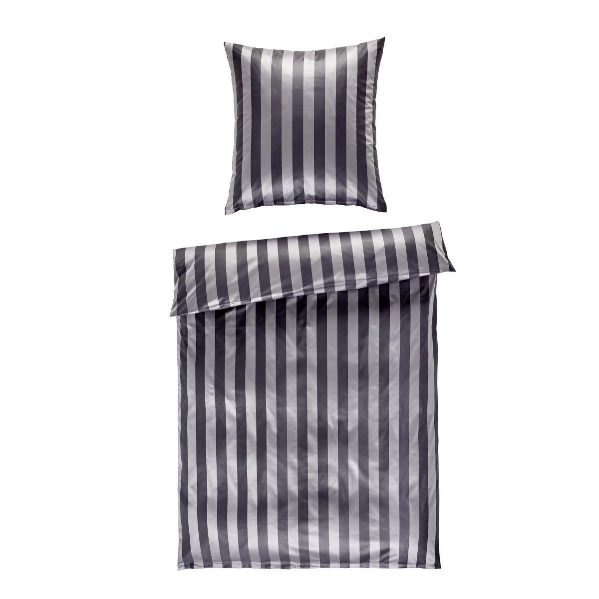 BETTWÄSCHE COMO Jacquard 135/200 cm  - Grau, Basics, Textil (135/200cm) - Curt Bauer