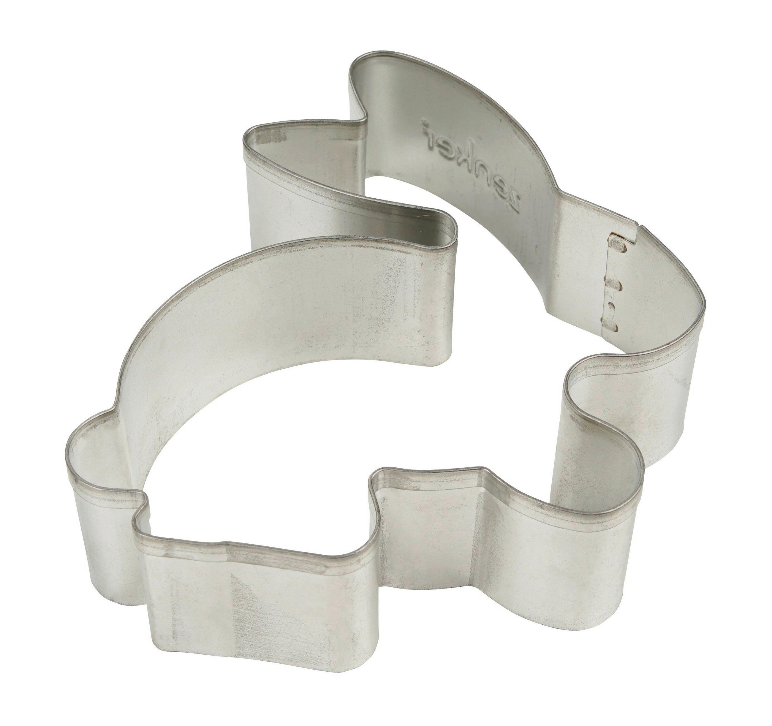 VYKRAJOVÁTKO - barvy stříbra, Basics, kov (8,3cm)