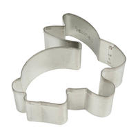 VYKRAJOVÁTKO - barvy stříbra, Basics, kov (8,3cm)