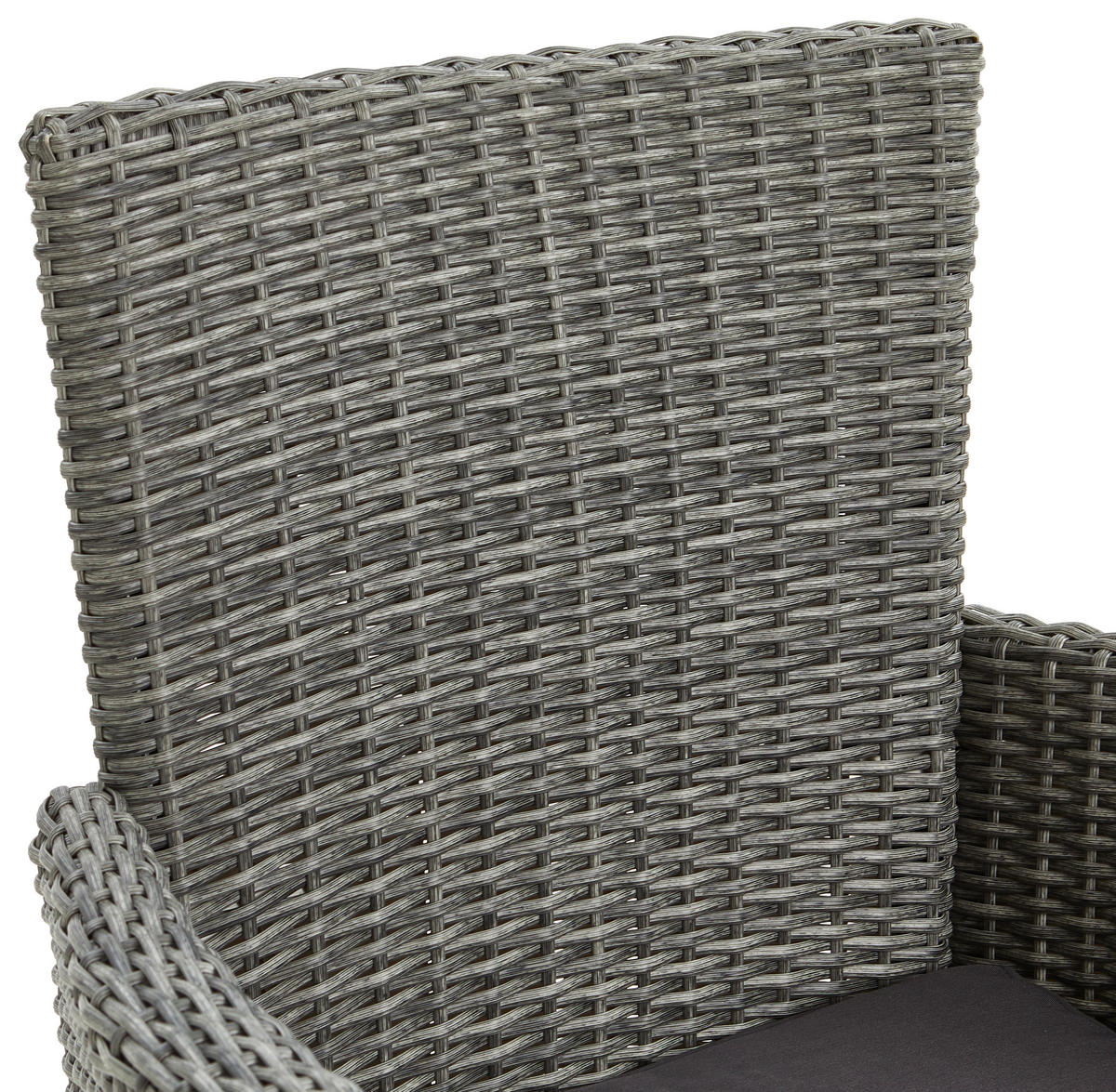 ZOSTAVA ZÁHRADNÉHO NÁBYTKU kov, plast - čierna/sivá, Modern, kov/plast (140/74/58cm) - Ambia Garden
