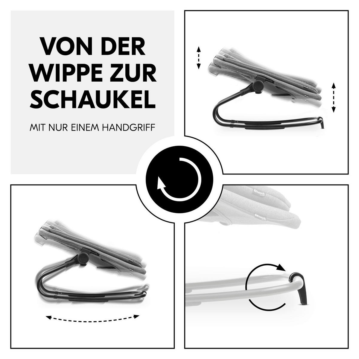 HOCHSTUHLLIEGE Highchair Bouncer  - Dunkelgrau, Basics, Kunststoff/Textil (49/44/68cm) - Hauck