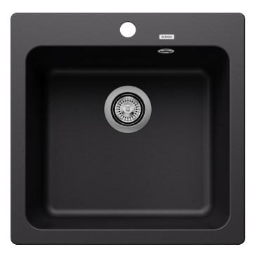 SPÜLE 526578  - Schwarz, Basics, Stein (51,5/20/51cm) - Blanco