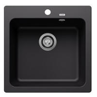 SPÜLE 526578  - Schwarz, Basics, Stein (51,5/20/51cm) - Blanco