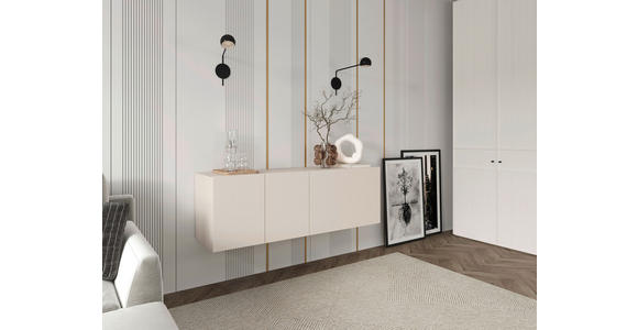 LOWBOARD  in 150/50/42 cm  - Kaschmir, Design, Holzwerkstoff (150/50/42cm) - Hom`in