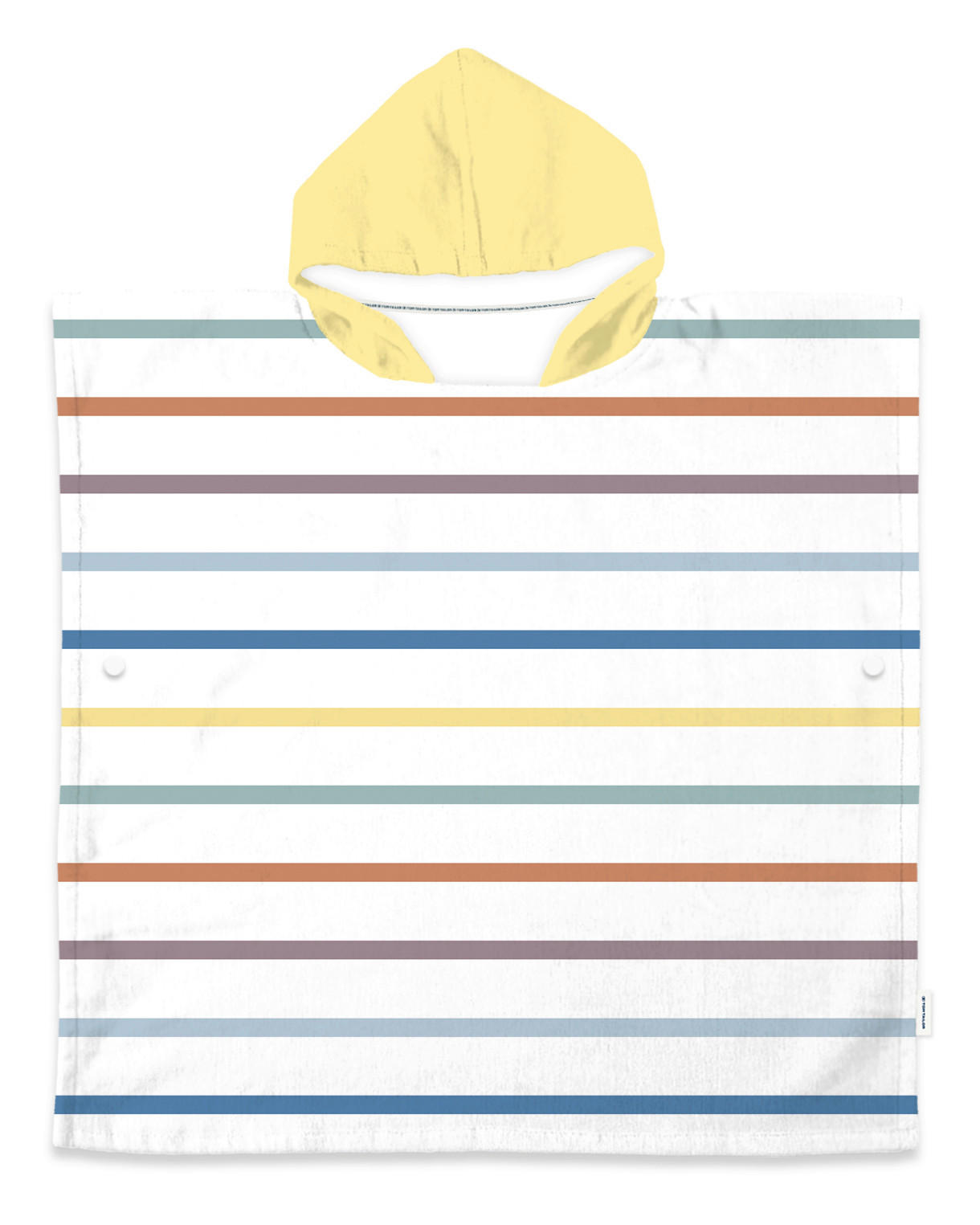 PONCHO 60/120 cm    - Gelb/Flieder, Basics, Textil (60/120cm) - Tom Tailor